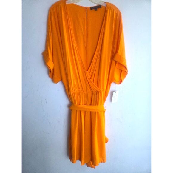Eloquii Orange Wrap Jumpsuit - Picture 9 of 12